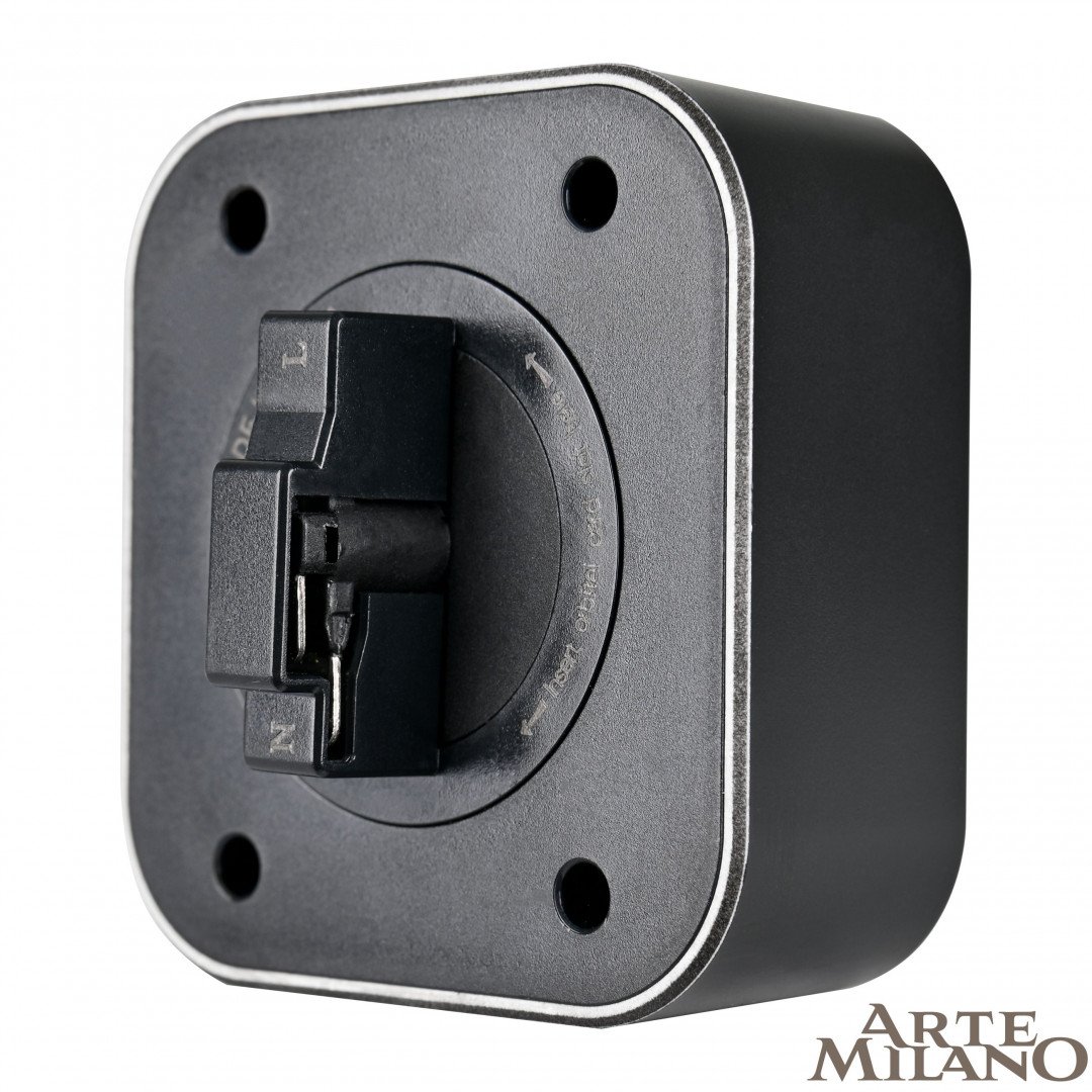 380022TLS/LWS Black Трековый светильник Arte Milano Am-track-sockets 380022TLS/LWS Black