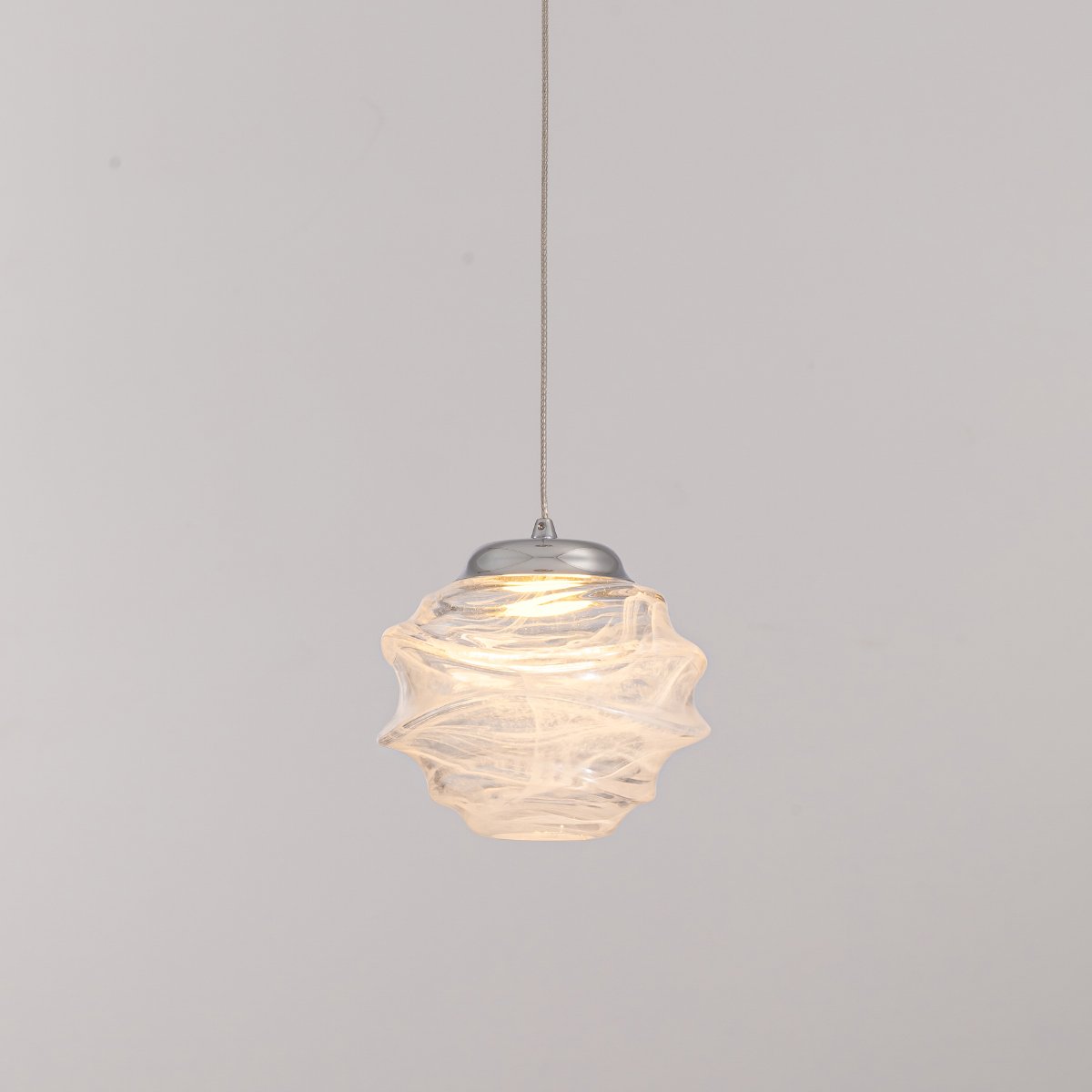 MD25030003-1A chrome/clear Светильник подвесной Delight Collection MD25030003 MD25030003-1A chrome/clear