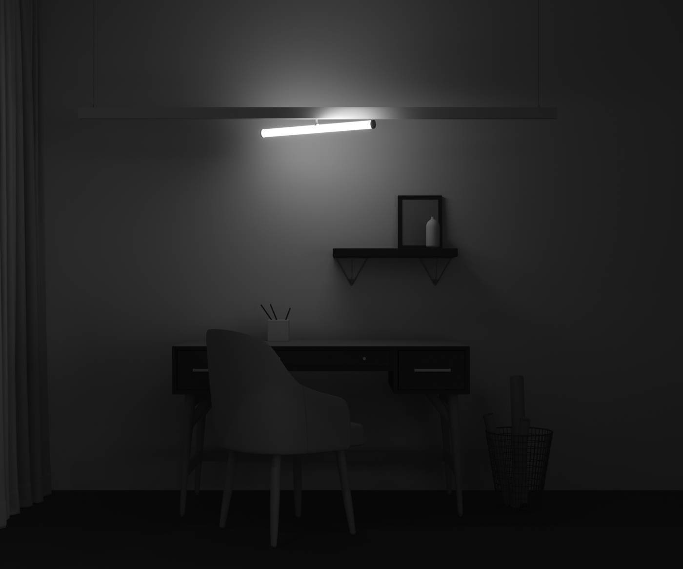Трековый светильник Maytoni Larc Exility TR086-4-25W-DS-W