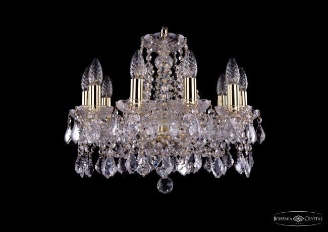 Подвесная хрустальная люстра 1413 Bohemia 1413/10/165 G Leafs
