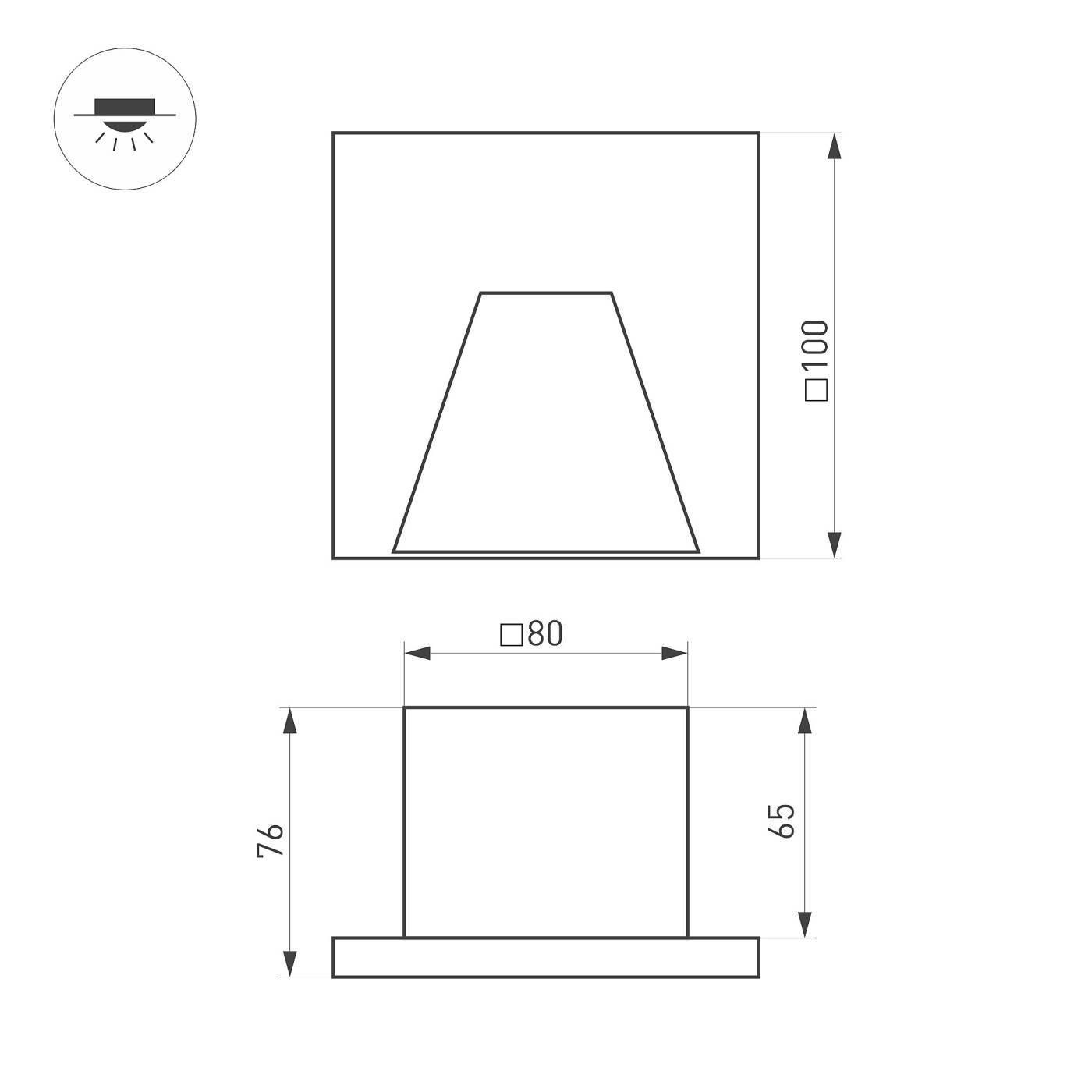 Подсветка для ступеней Arlight Tie 051052