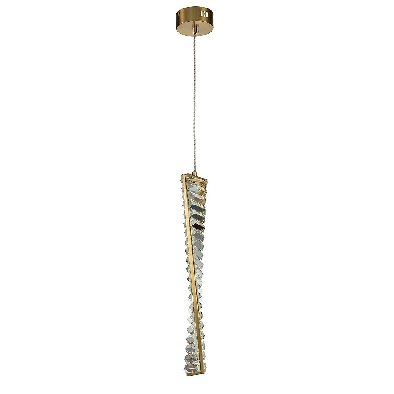 Светильник подвесной Indigo Frizzante 12015/1P Brass V000043L