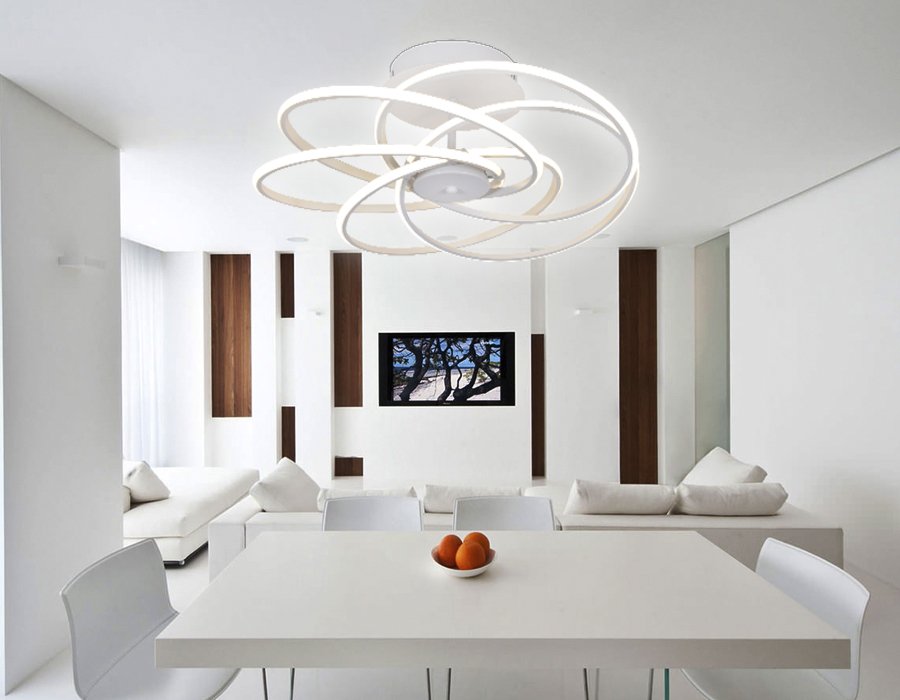 Потолочная светодиодная люстра Line Ambrella FL440