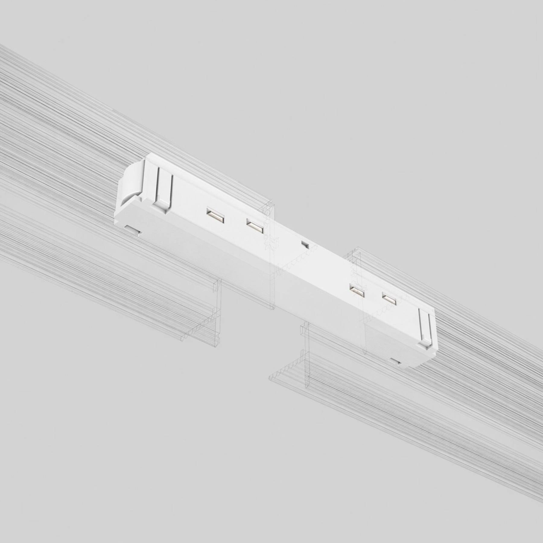 Прямой коннектор (белый) 95135/00_система Слим Коннектор Slim Magnetic Elektrostandard Прямой коннектор (белый) 95135/00_система Слим