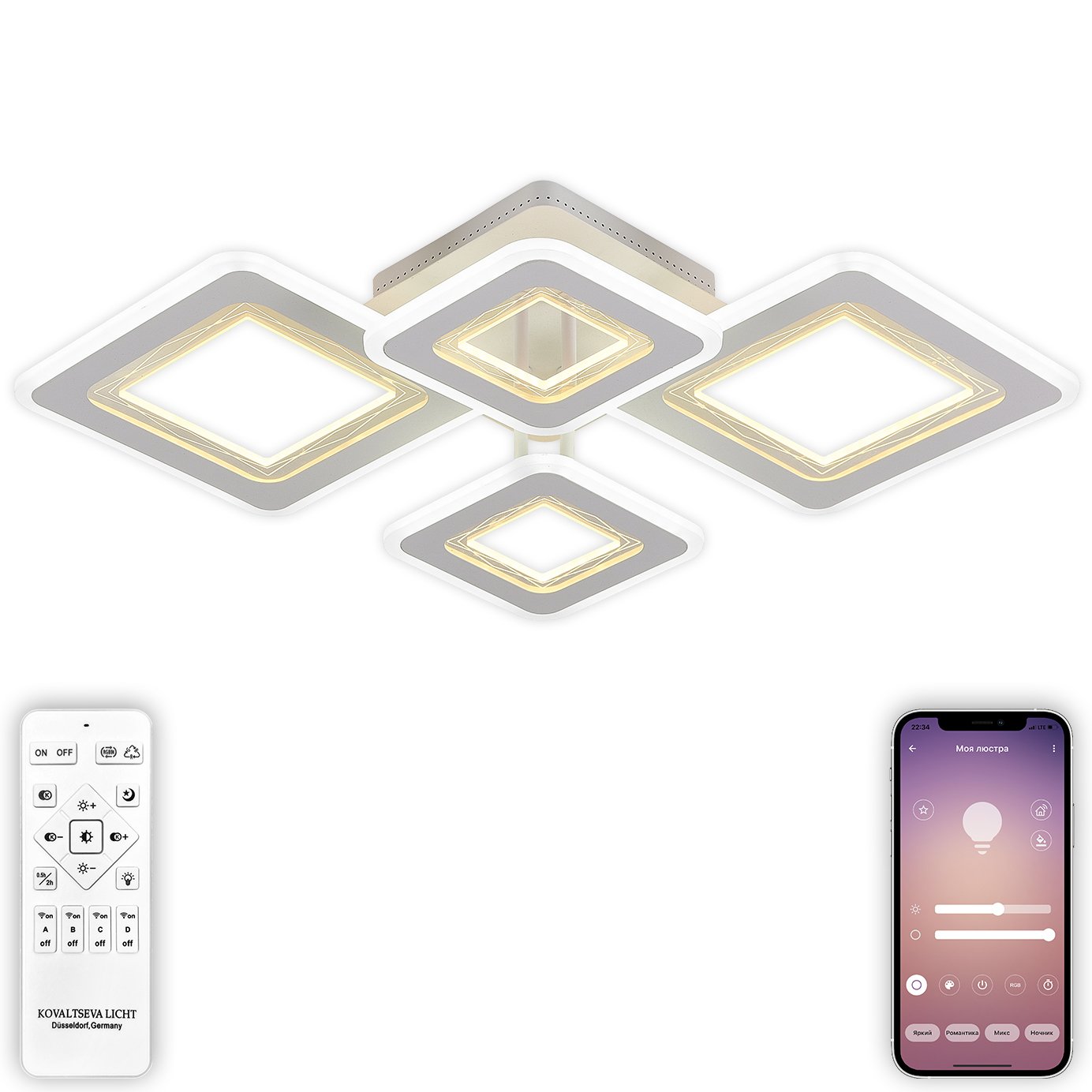 Потолочная люстра Natali Kovaltseva LEDLIGHT LED LAMPS 81195