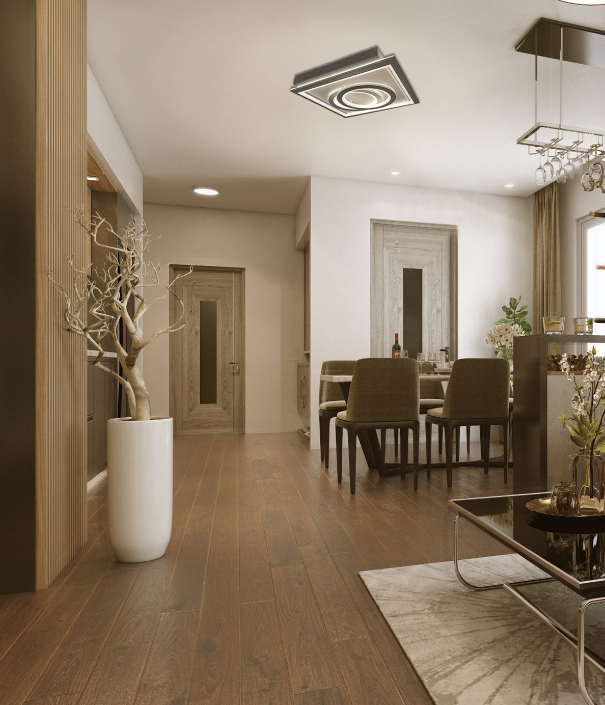 Потолочная светодиодная люстра LED Natali Kovaltseva 81017/5C