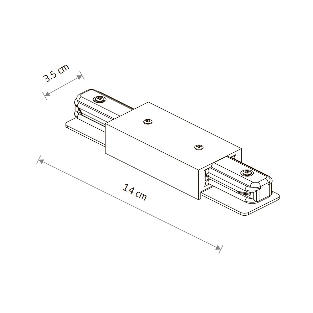 10225 Коннектор прямой Nowodvorski Profile 10225