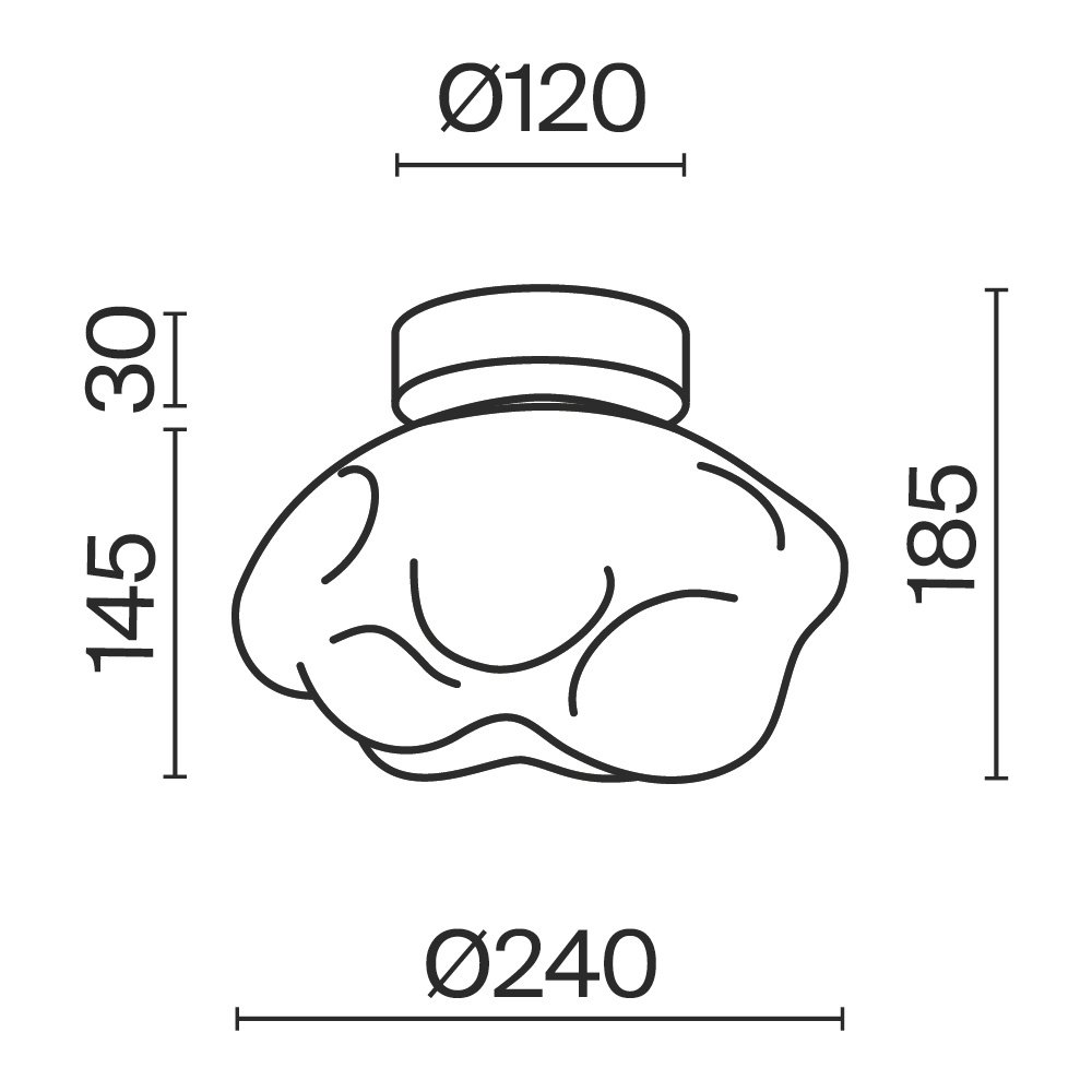 MOD516CL-L8PT3K Потолочный светильник Malleata Maytoni MOD516CL-L8PT3K