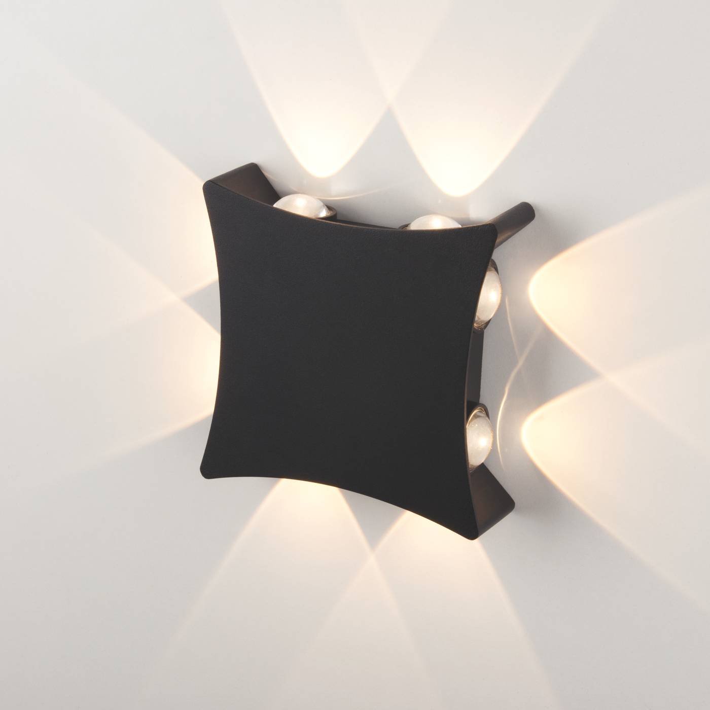 Уличный настенный светильник Elektrostandard 1631 TECHNO LED 1631 TECHNO LED Чёрный