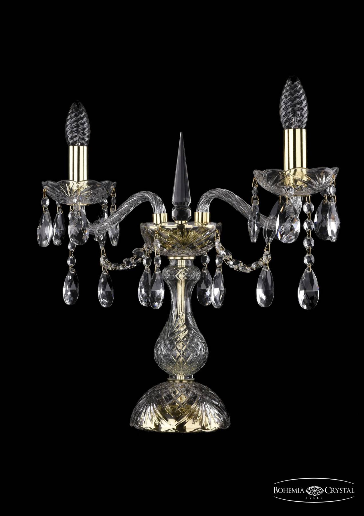 1413L/2/141-39 G Настольная лампа Bohemia 1413 1413L/2/141-39/G