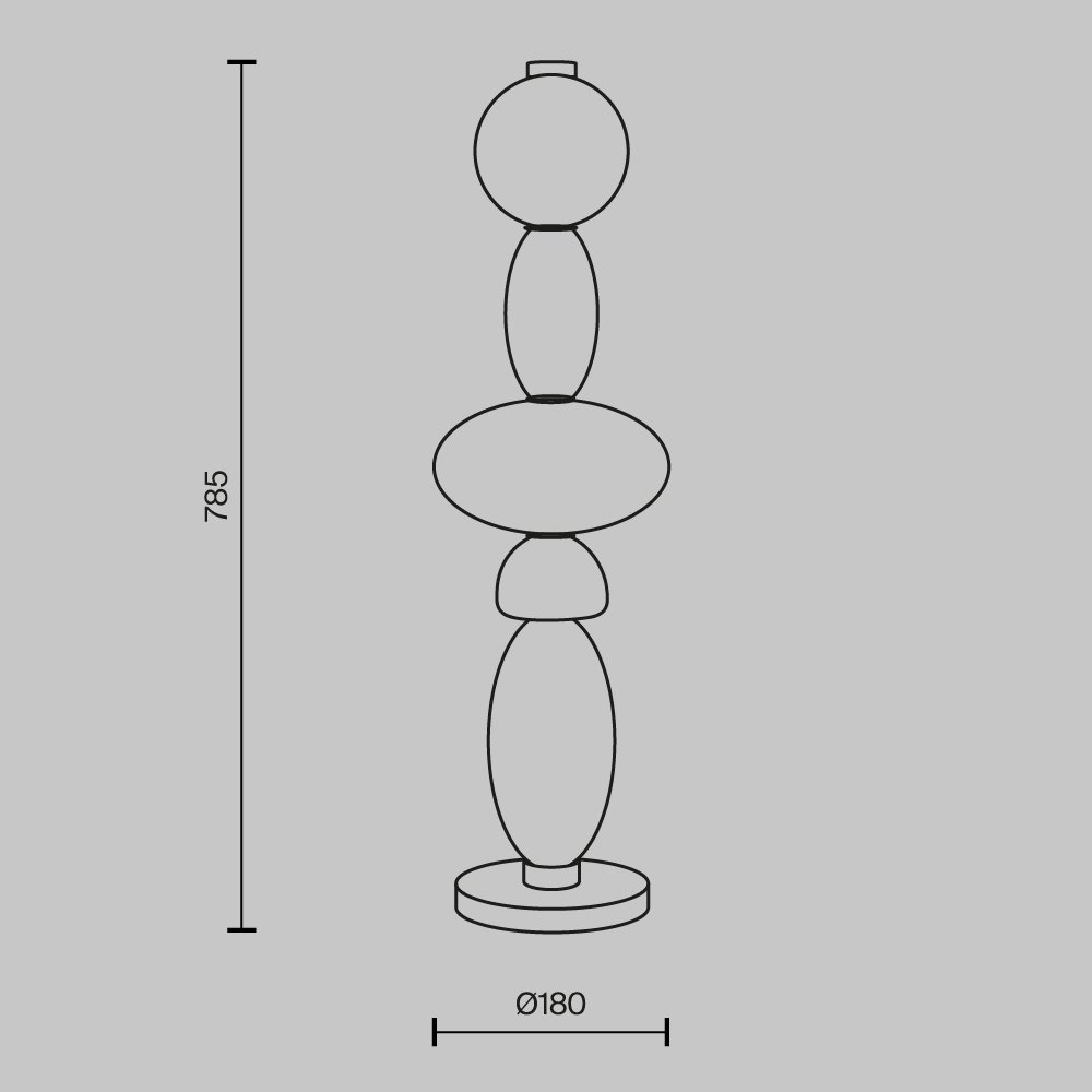 MOD297TL-L24BS3K Настольная лампа Maytoni Adore MOD297TL-L24BS3K