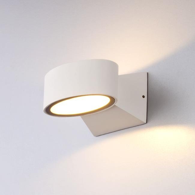 1549 TECHNO LED BLINC белый Уличный настенный светильник Elektrostandard 1549 1549 TECHNO LED BLINC белый