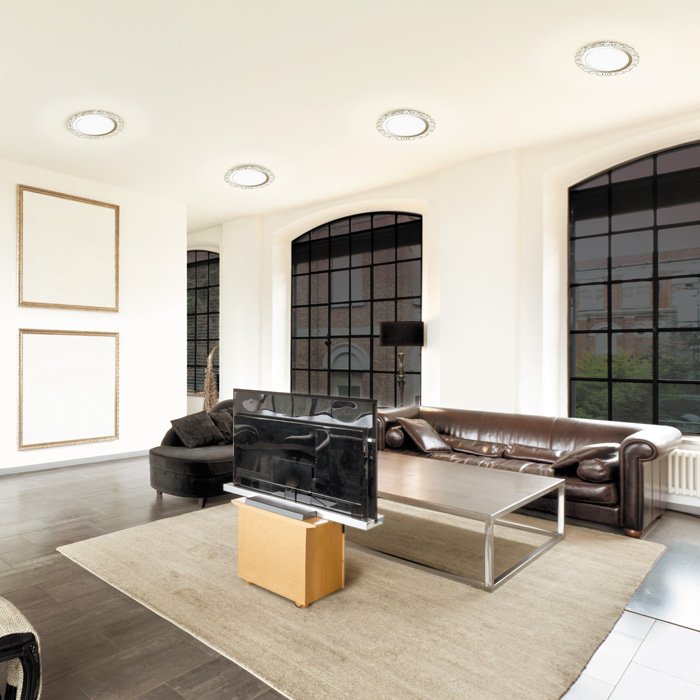 Встраиваемый светильник с узорами Peili 357265 Novotech