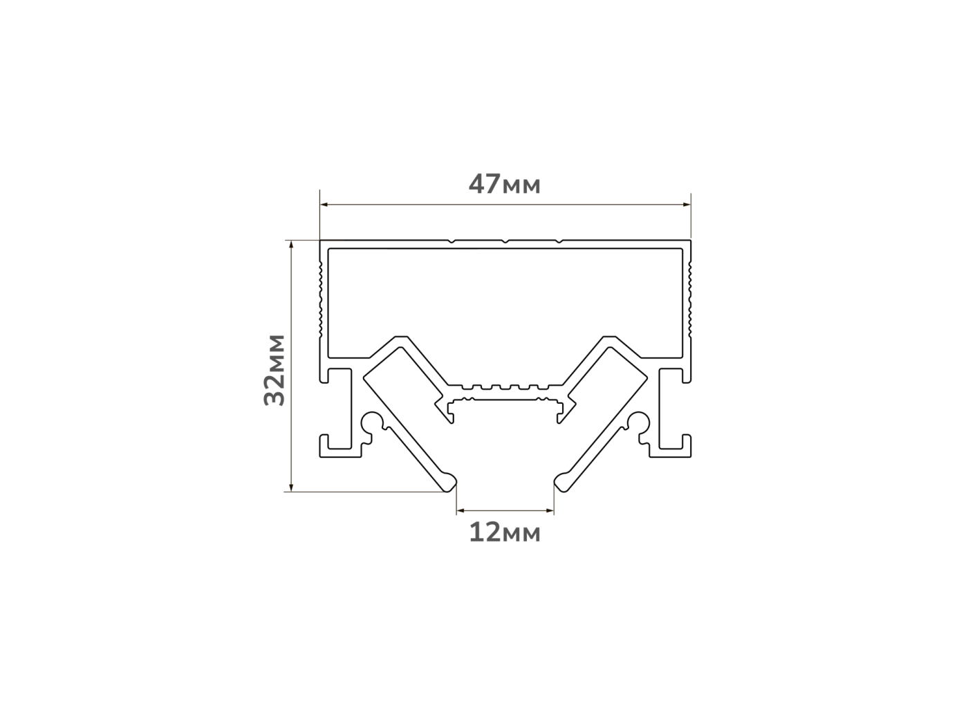 00-00040767 Профиль Комплектующие SWG LUMKER 00-00040767