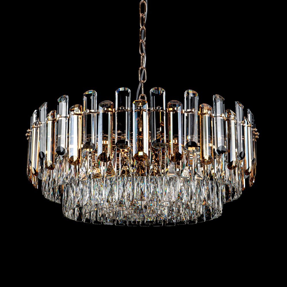 ML.9006.12 GD-BR Подвесная люстра ML Modelux ML.9006.12 GD-BR