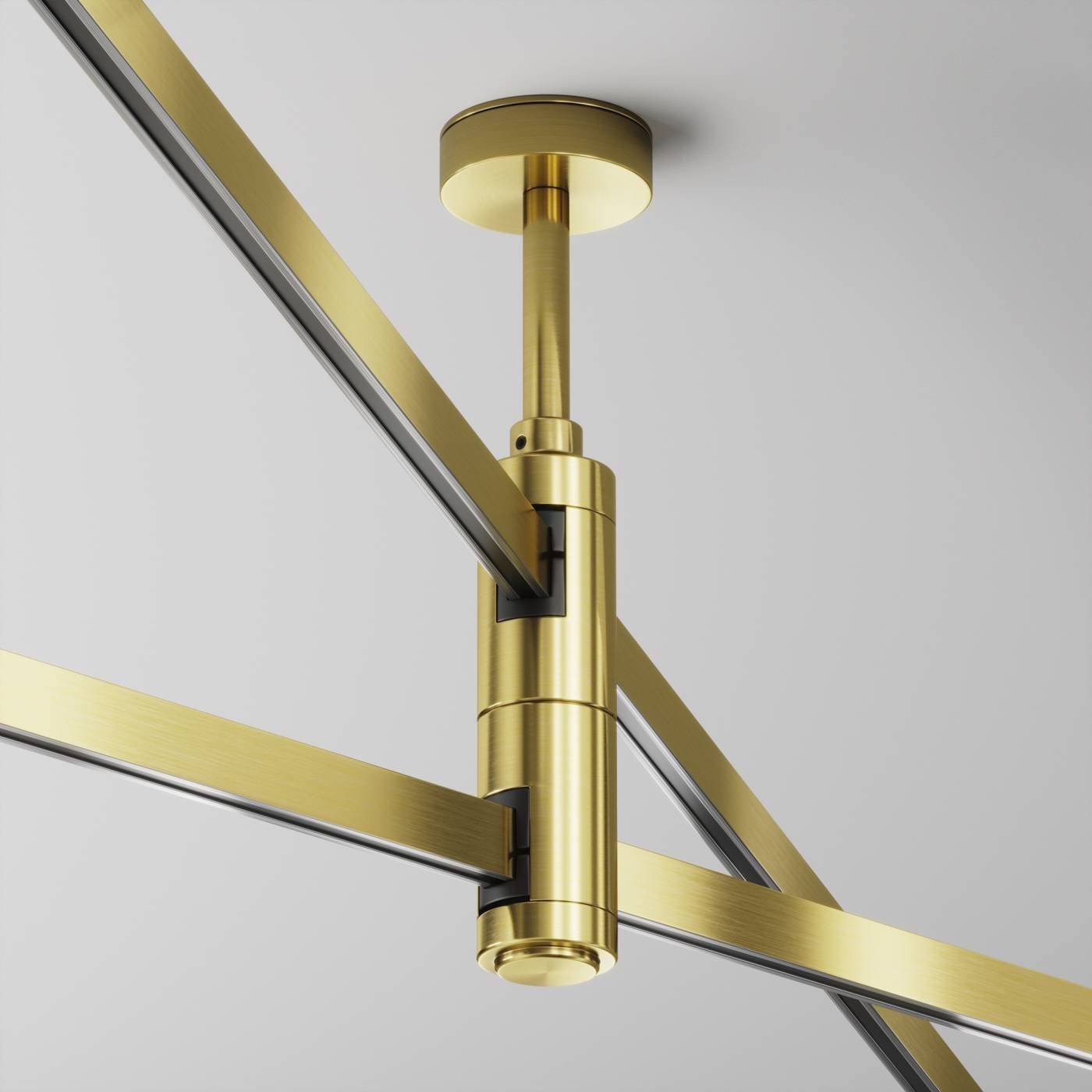 TRA156C-D1-BS Крепление потолочное двойное Short 78мм Maytoni Accessories for tracks Flarity TRA156C-D1-BS