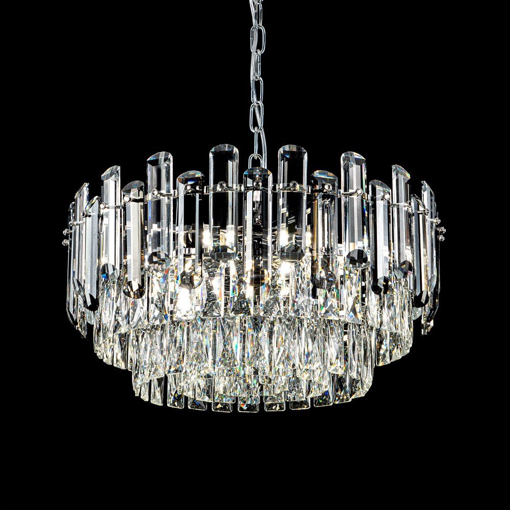 ML.9006.9 CR-SM Подвесная люстра ML Modelux ML.9006.9 CR-SM