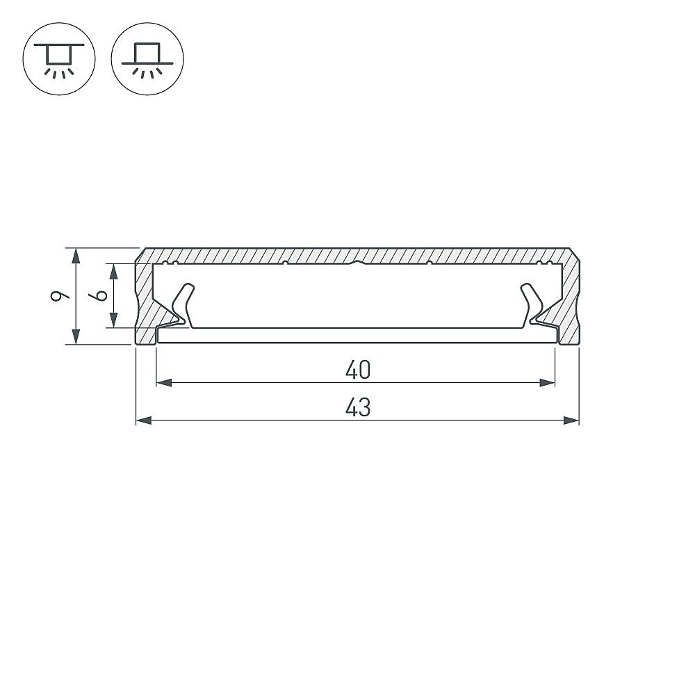 Профиль Arlight Alm 026713(1)
