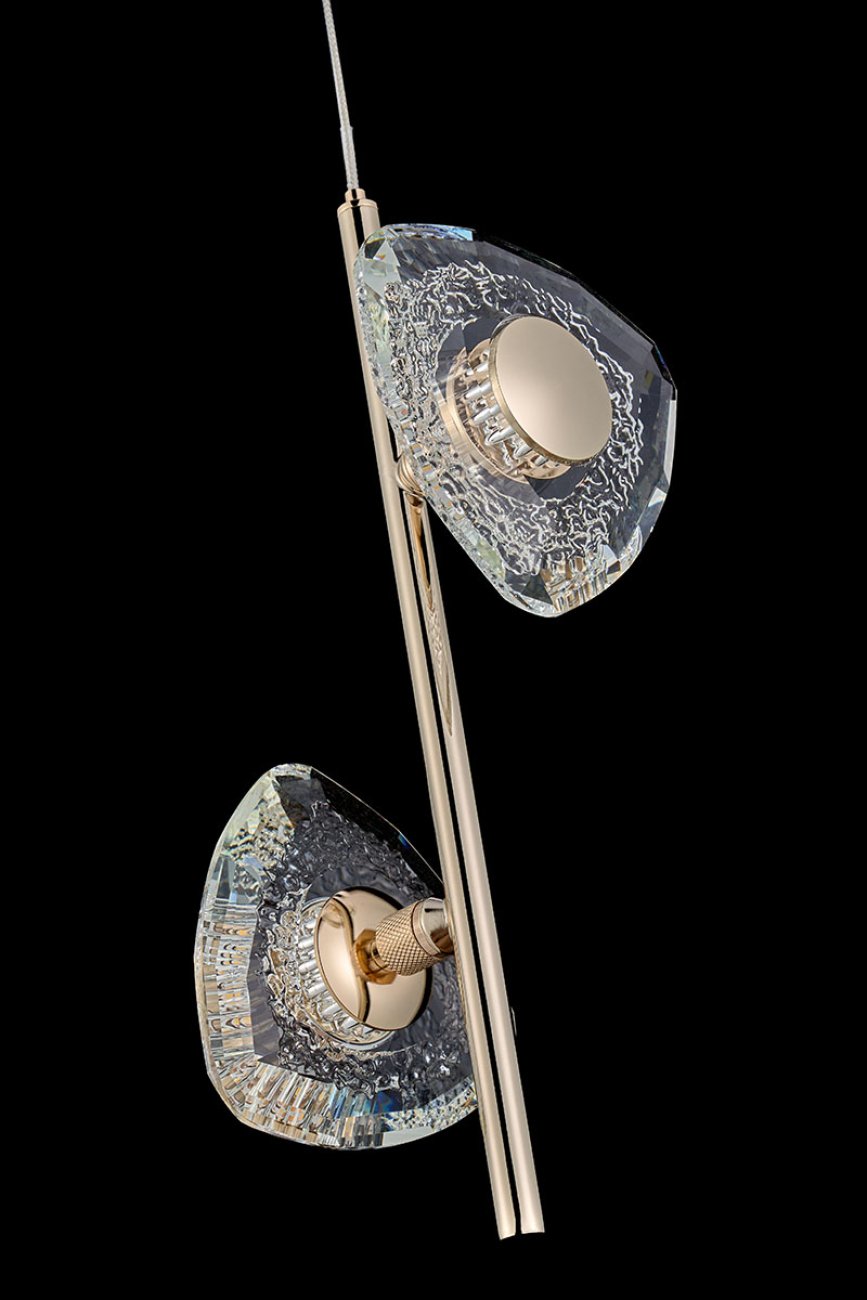 LE7913/2S Gold Светильник подвесной LEON Iris LE7913/2S Gold