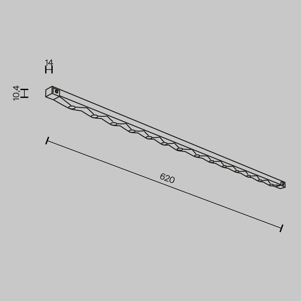 TR175-1-24WTW-M-B Трековый светильник Maytoni Spiky TR175-1-24WTW-M-B
