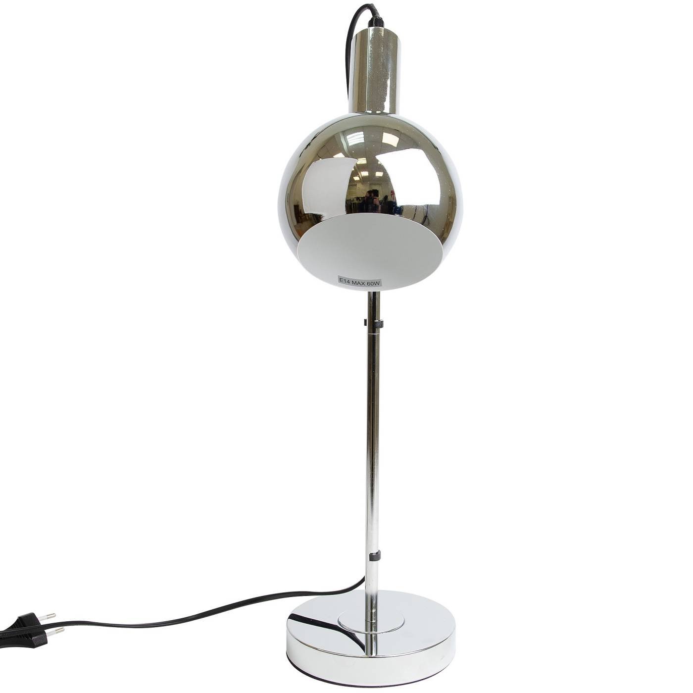 Настольная лампа Uniel UML-B702 E14 SILVER