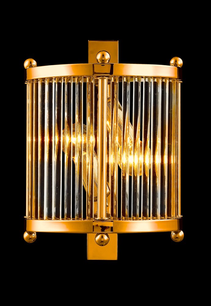 Настенное бра Crystal Lux Tadeo TADEO AP2 GOLD/TRANSPARENTE
