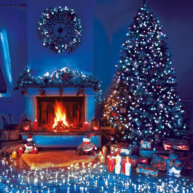 400-002 голубой 10м IP20 Гирлянда Eurosvet 400-002 400-002 голубой 10м IP20