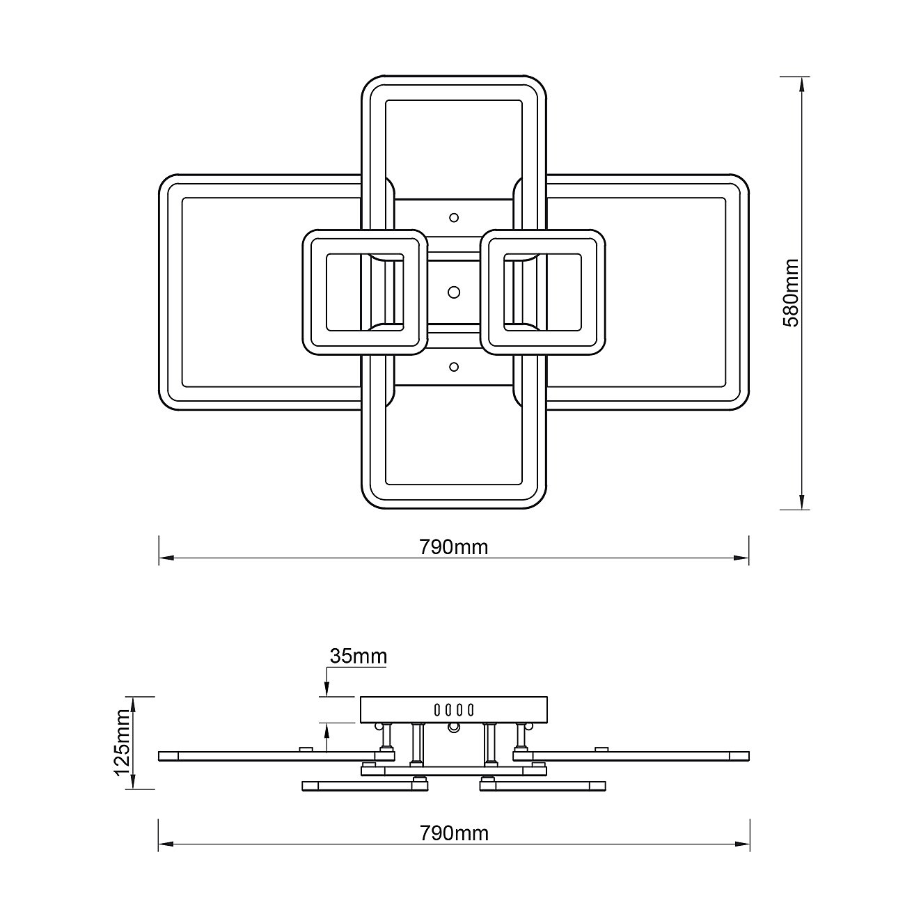 Потолочная люстра Escada Plain 10286/6LED