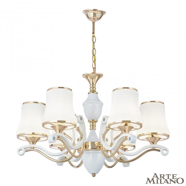 303987/6 Wh/Gd Подвесная люстра Arte Milano Florentia-3987 303987/6 Wh/Gd