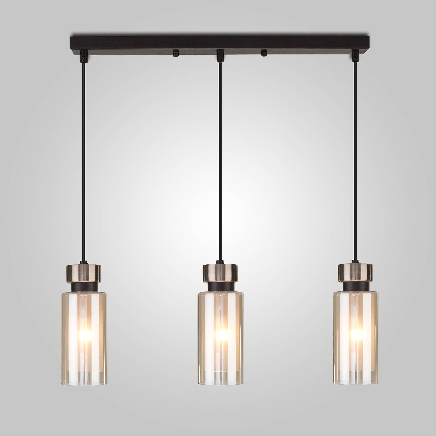 50115/3 черный Светильник подвесной Eurosvet Amado 50115/3 черный