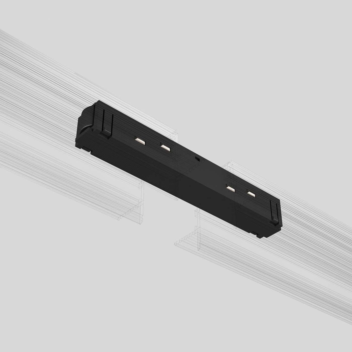 Прямой коннектор Elektrostandard Slim Magnetic Slim Magnetic Прямой коннектор черный 95135/00