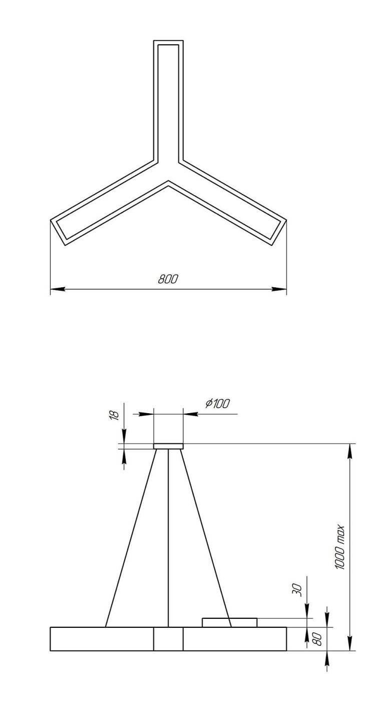 Светильник подвесной ЭРА Igrek SPO-142-W-40K-044