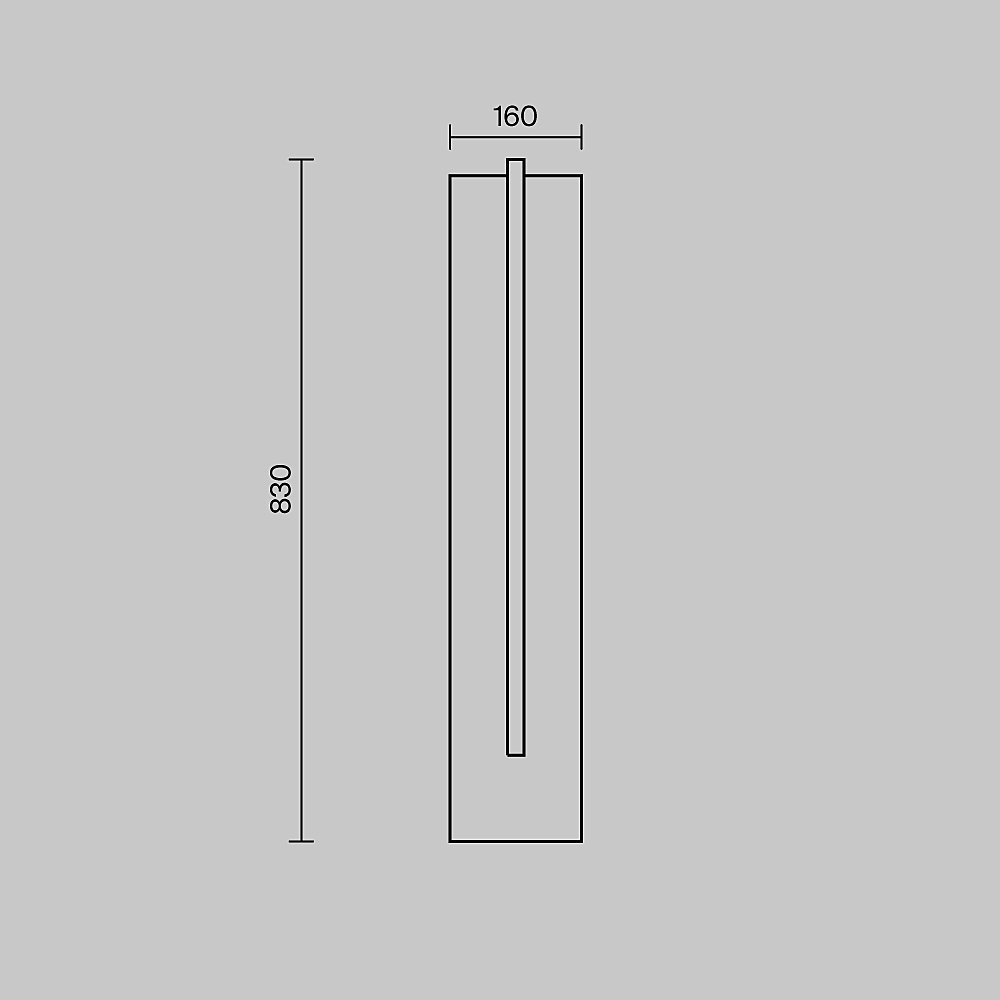 O484FL-L15GF3K Уличный наземный светильник Maytoni Line O484FL-L15GF3K