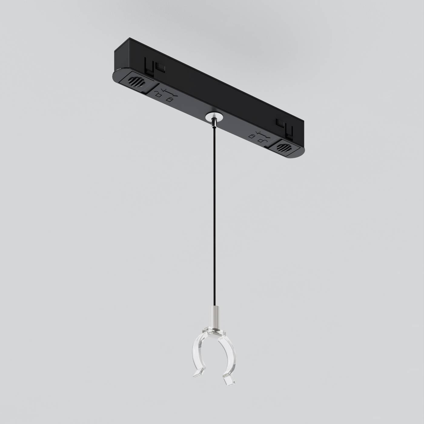 TRA101SWT-2BB Коннектор с тросовым подвесом Tau в шинопровод Gravity, Maytoni TRA101SWT-2BB