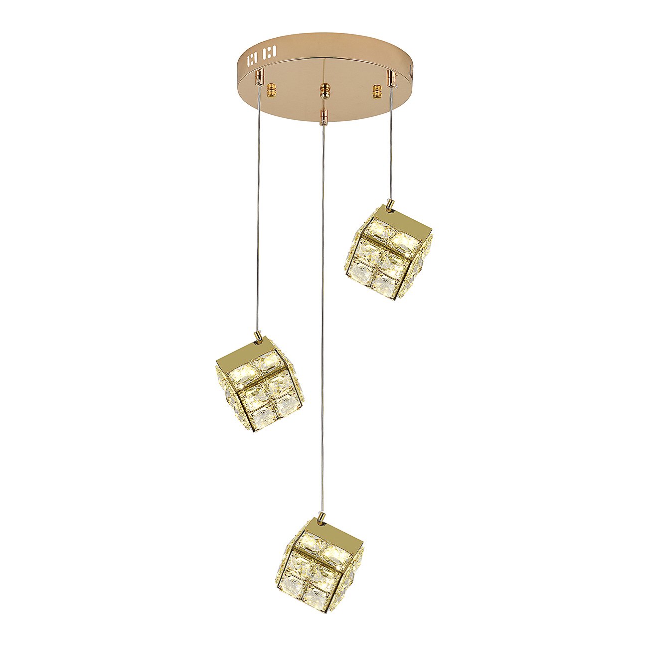 V000134L Светильник подвесной Indigo Radioso V000134L 12048/3P Gold