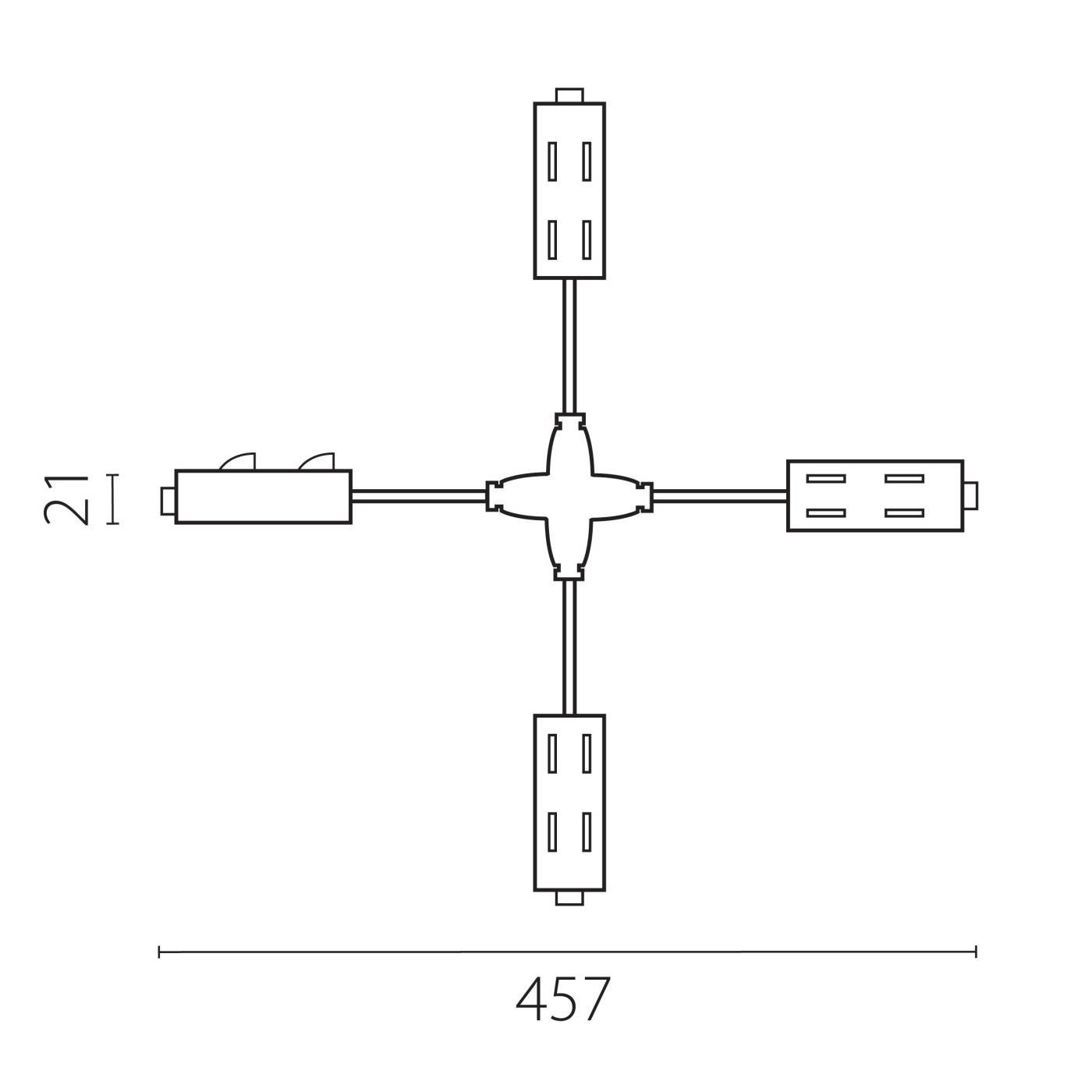 505295 Коннектор Teta Pro Lightstar 505295