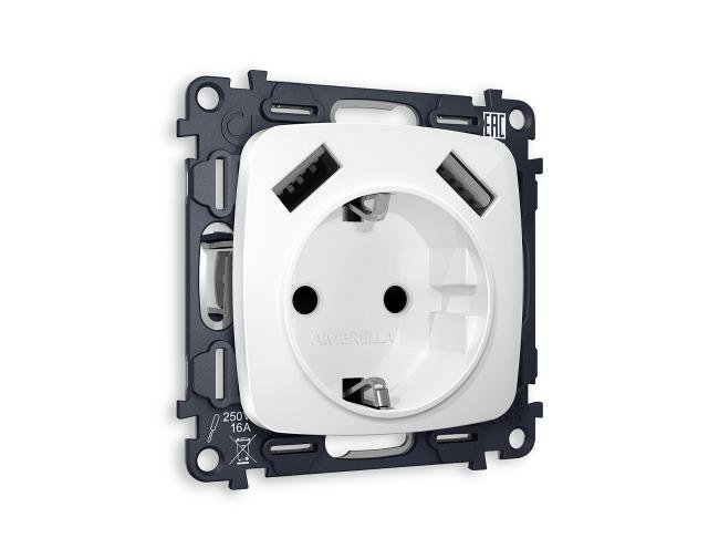 MO109010 Розетка Ambrella Volt OMEGA MO109010