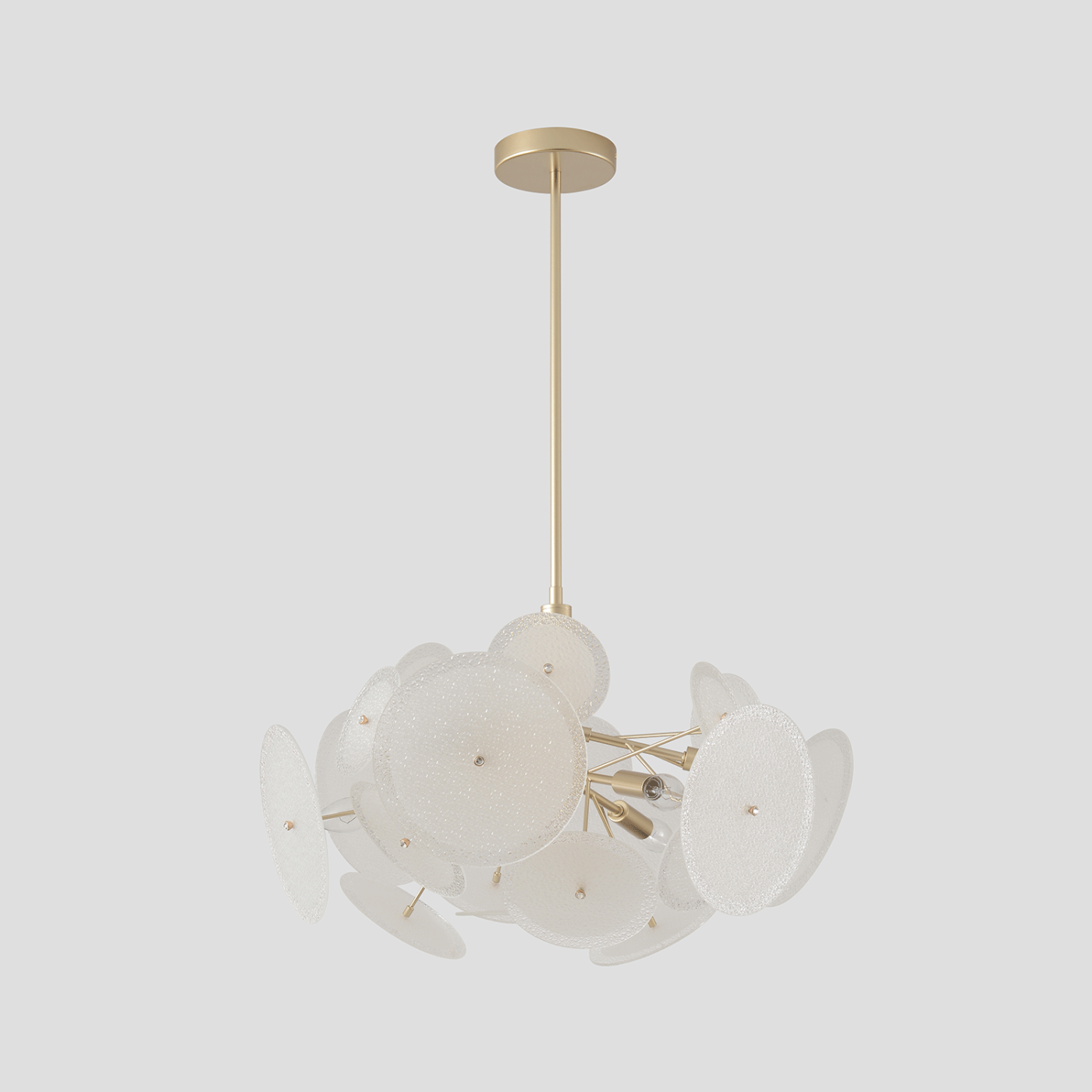 DANDELION SP6 GOLD Люстра на штанге Crystal Lux Dandelion DANDELION SP6 GOLD