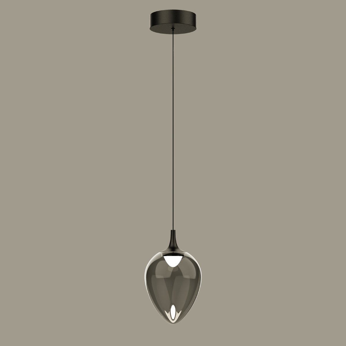 Светильник подвесной Delight Collection MD24001012 MD24001012-1A black/smoky