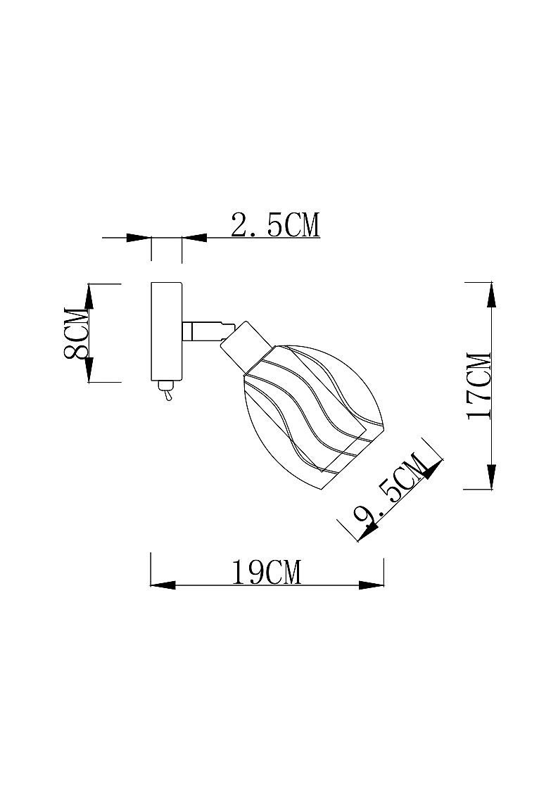 A3184AP-1AB Светильник спот Arte Lamp Biham A3184AP-1AB