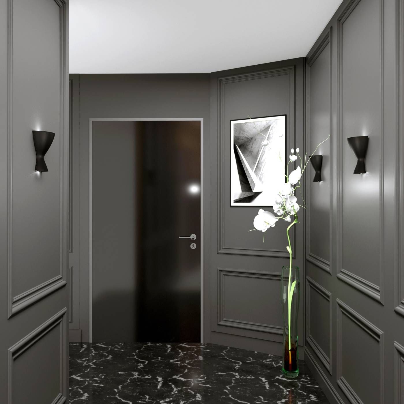 Eos LED чёрный (MRL LED 1021) Настенный светильник Elektrostandard Eos Eos LED чёрный (MRL LED 1021)