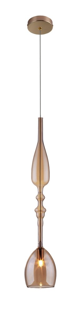 LUX NEW SP1 C AMBER Светильник подвесной Crystal Lux Lux LUX NEW SP1 C AMBER