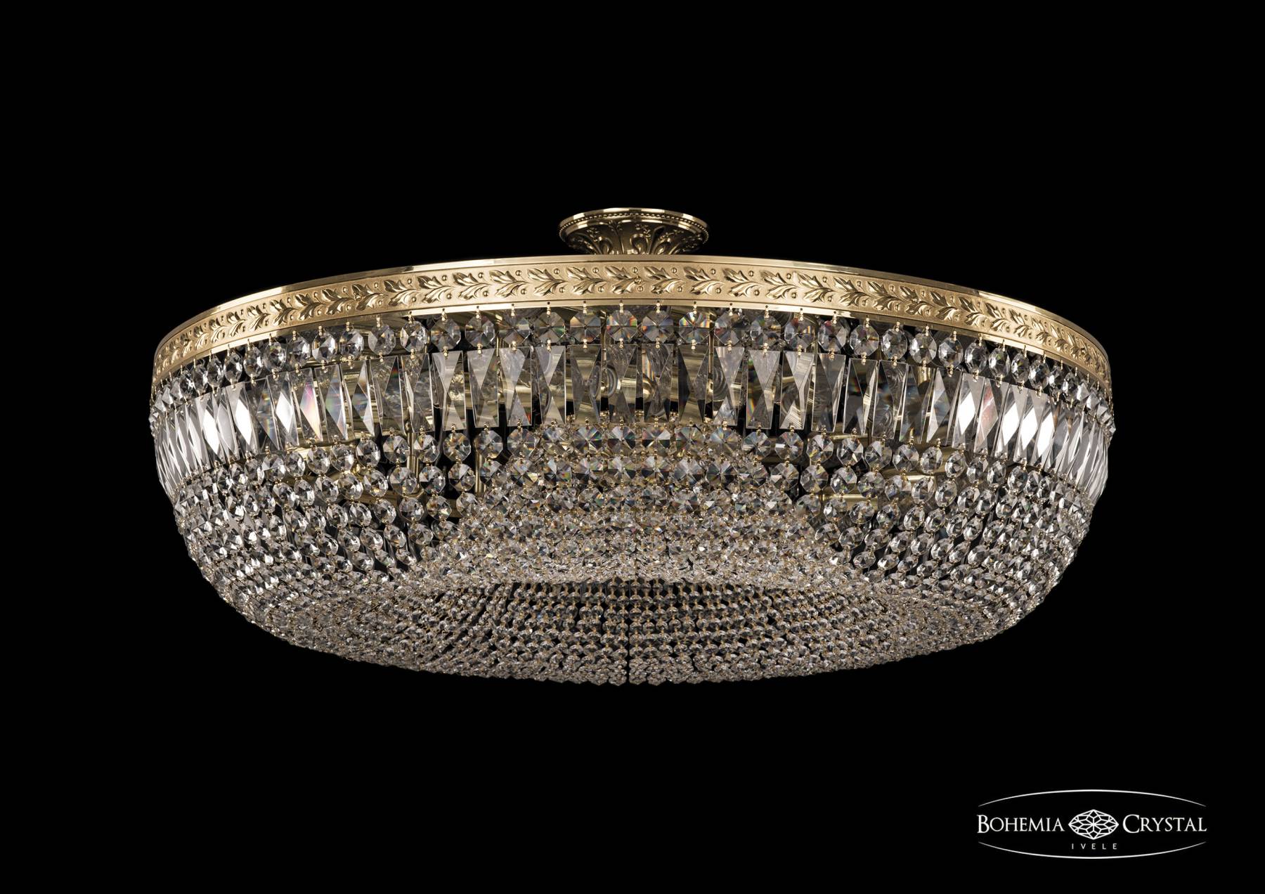 19041/90IV G Потолочная хрустальная люстра Bohemia 1904 19041/90IV G