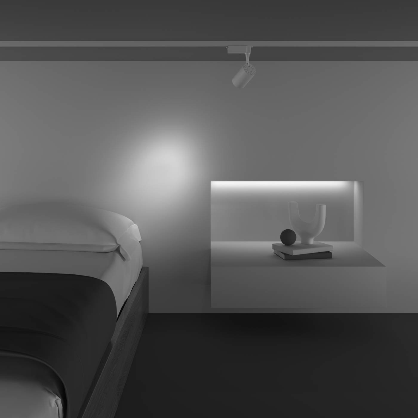 TR003-1-6W4K-S-W Трековый светильник Maytoni Vuoro TR003-1-6W4K-S-W