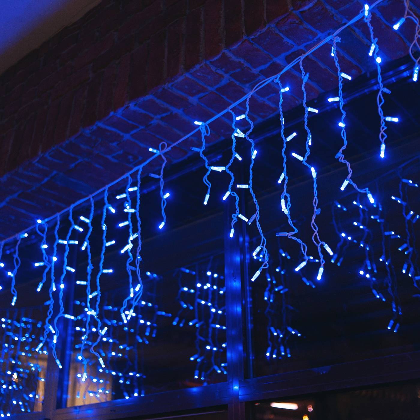 ULD-B3010-200/TWK BLUE IP67 Бахрома светодиодная с эффектом мерцания, 3м Uniel ULD-B3010-200/TWK BLUE IP67