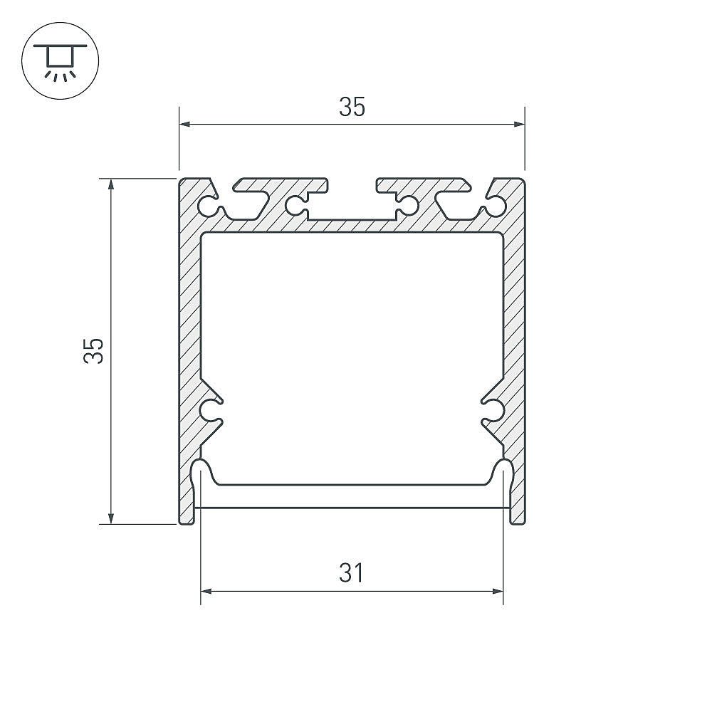 Профиль Arlight Sl-Line 027986