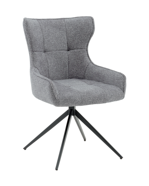 Стул вращающийся Stool Group Carlene DC-2409007 grey FL07