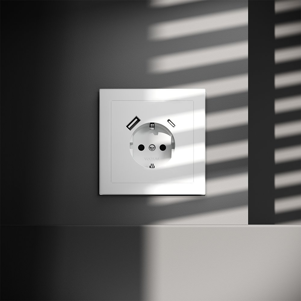 VLS040502 Розетка Voltum S70 VLS040502