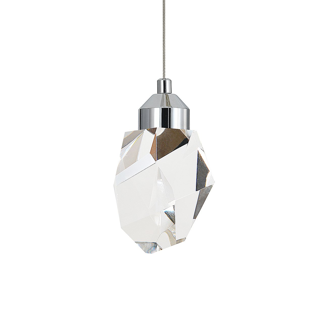 V000133L Светильник подвесной Indigo Cristallo V000133L 12053/1P Chrome