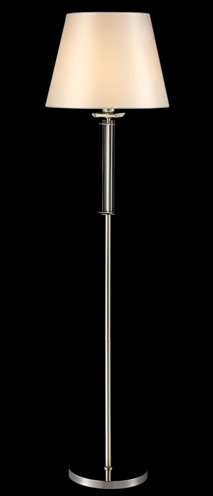 NICOLAS PT1 NICKEL/WHITE Торшер Crystal Lux Nicolas NICOLAS PT1 NICKEL/WHITE